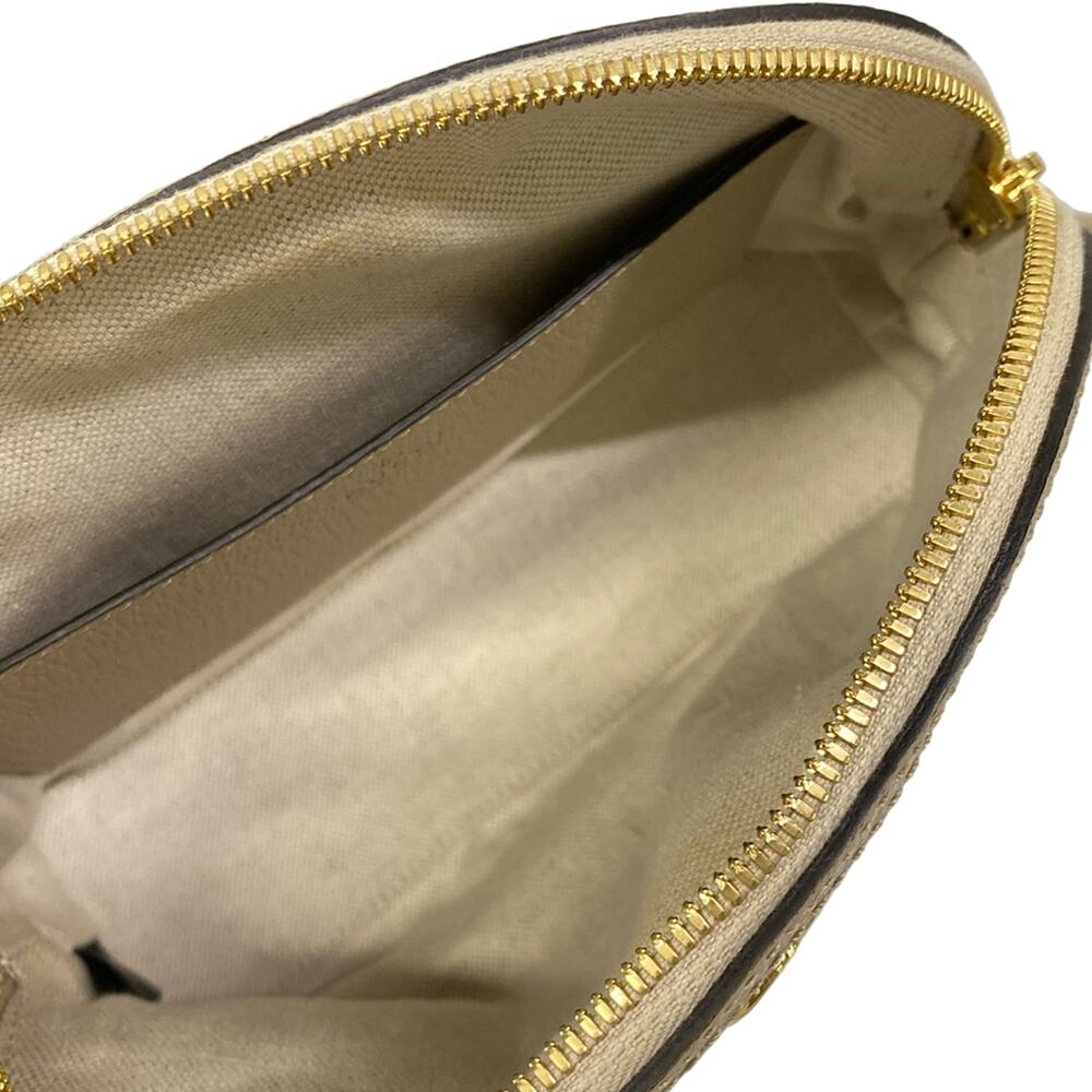 Gucci Ophidia Shoulder Bag 499621 Light Beige Red Green PVC Leather - Picture 7 of 15